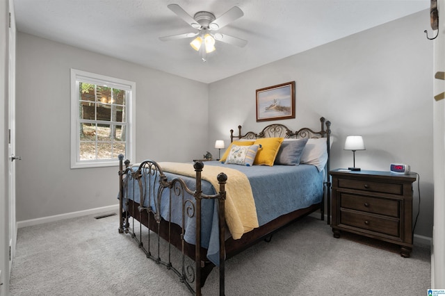 373 Pineywoods Dr, Wedowee, AL 36278 - carpeted bedroom with ceiling fan