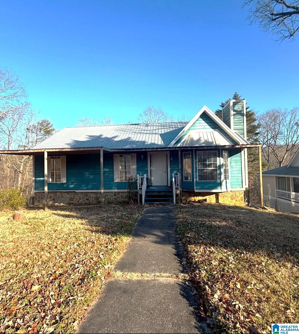 view of ranch-style home