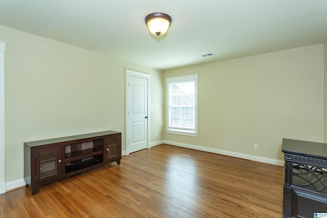 interior space featuring hardwood / wood-style floors