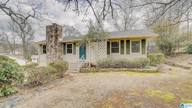 view of ranch-style house