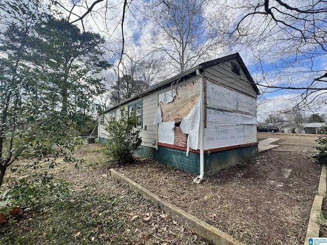 view of side of home