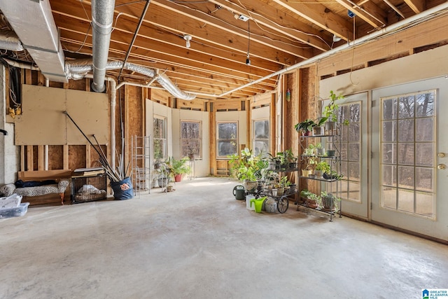 miscellaneous room featuring concrete floors