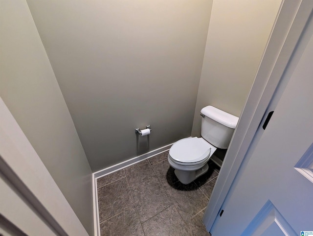 bathroom featuring toilet