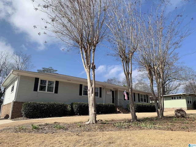 view of ranch-style home