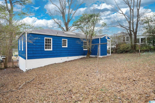 view of rear view of property