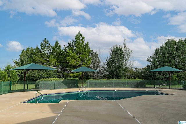 view of pool