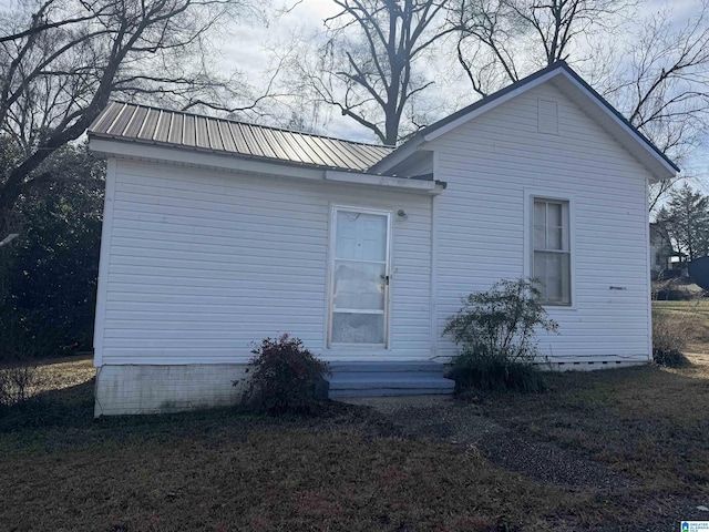 view of rear view of property