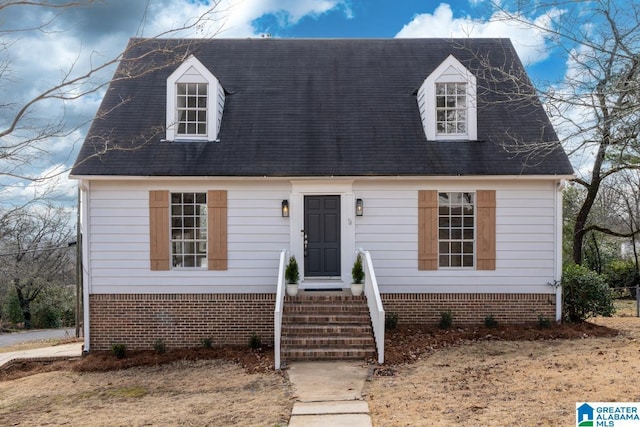 view of cape cod house