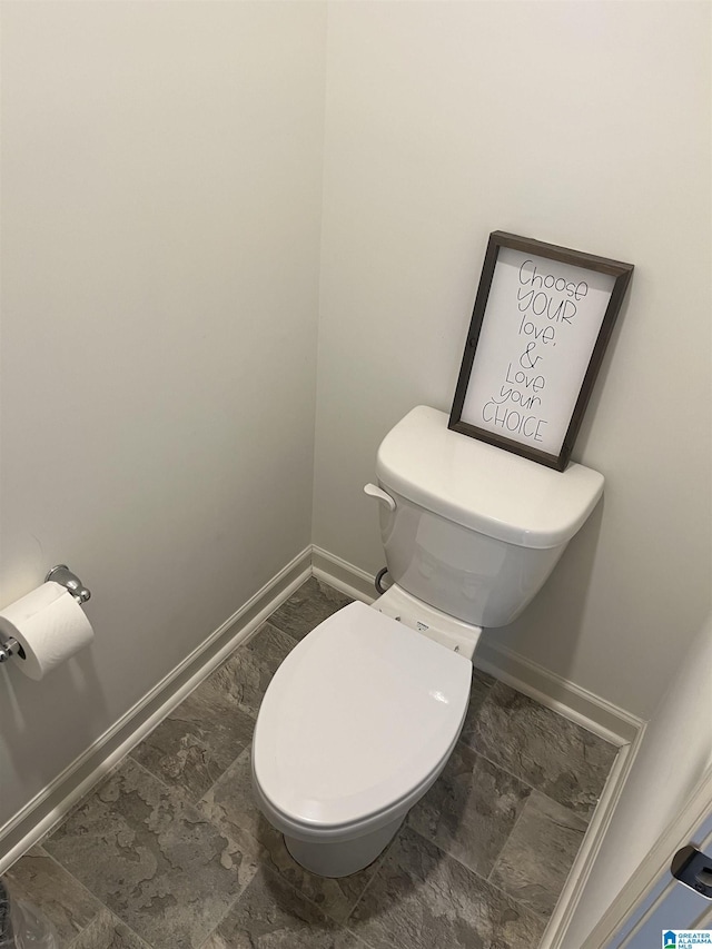 bathroom with toilet