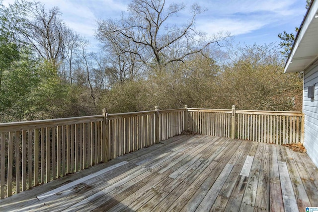 view of deck