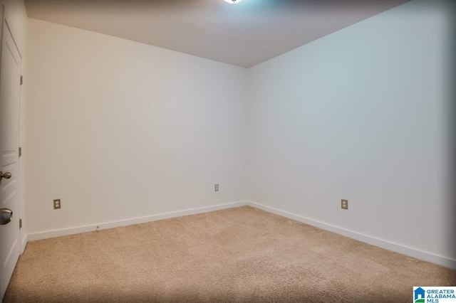 empty room with carpet floors