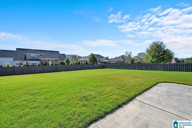 view of yard