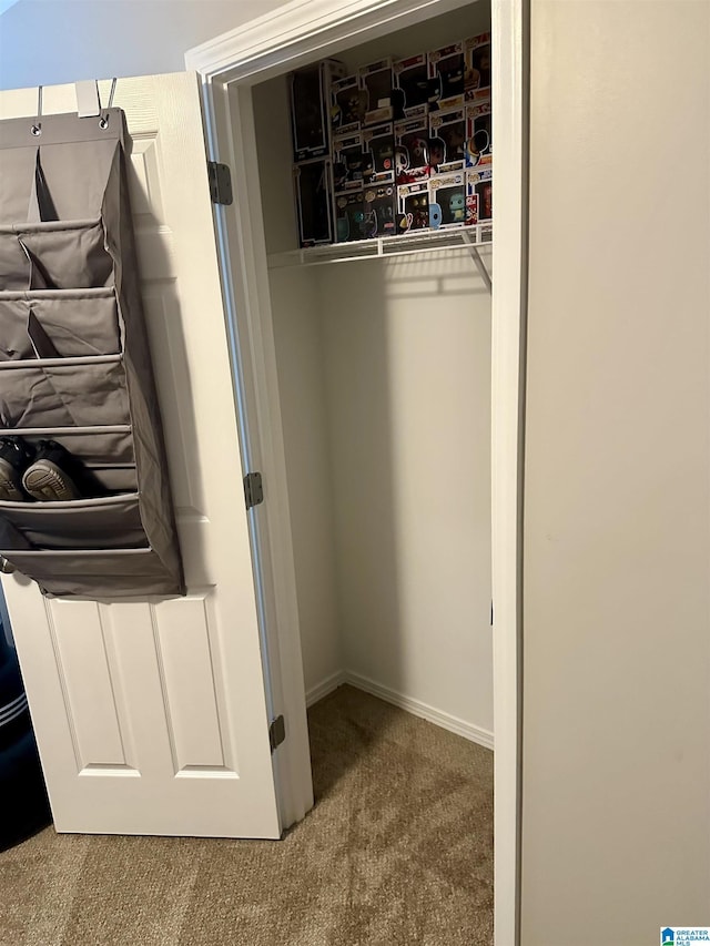 view of closet