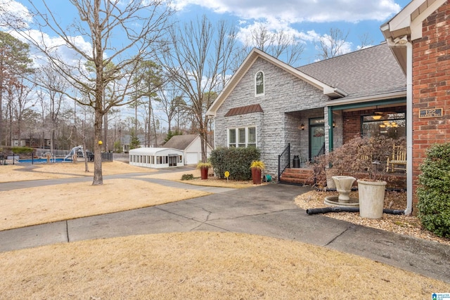 view of front of home