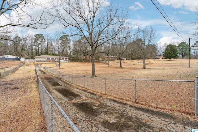 view of road with driveway