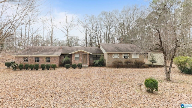 view of ranch-style house