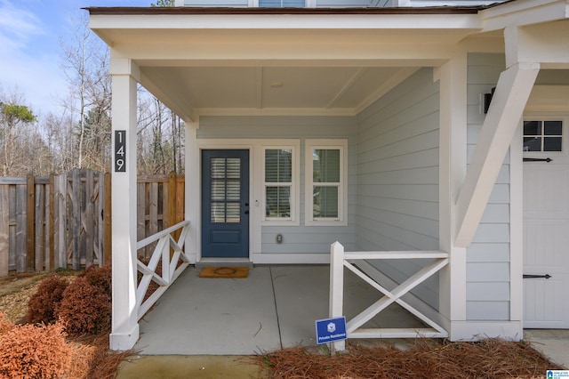 view of entrance to property