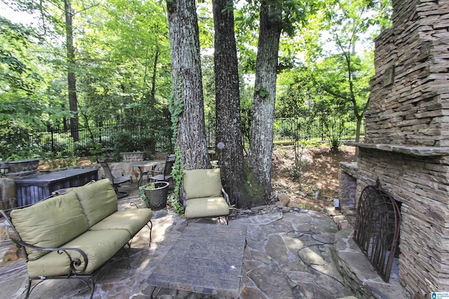 view of patio / terrace featuring outdoor lounge area