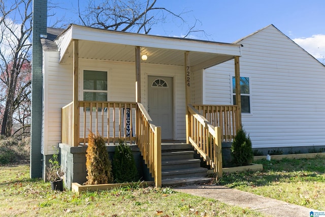 view of front of home