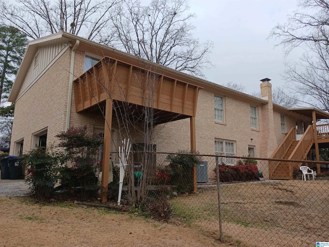 view of back of property