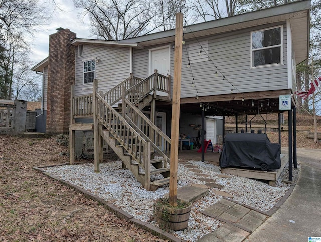 view of rear view of house