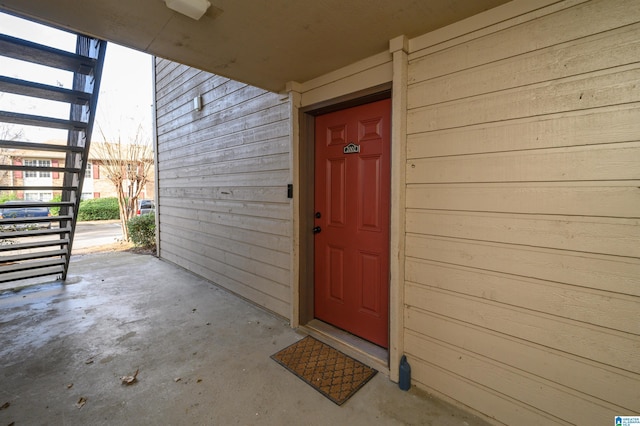 view of entrance to property