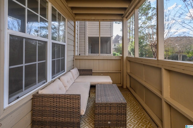 sunroom / solarium featuring plenty of natural light