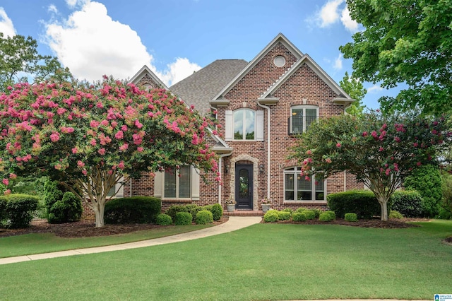 front of property featuring a front lawn