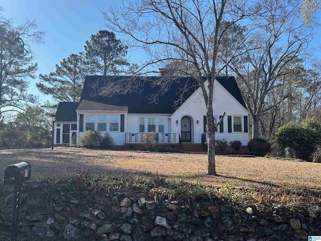 view of cape cod-style house