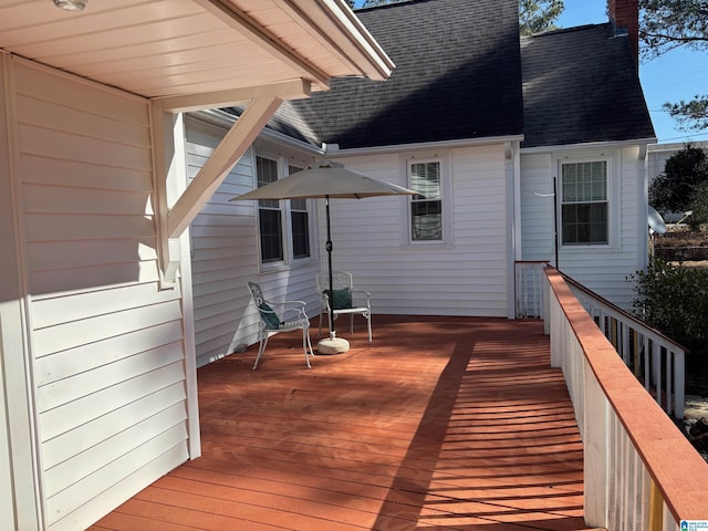 view of deck