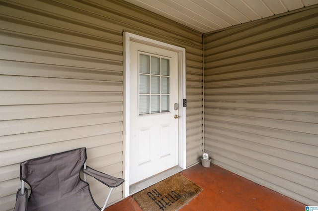 view of entrance to property