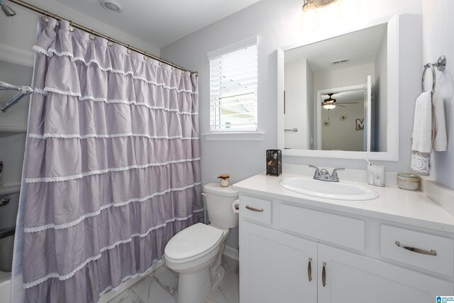 121 Palmer Cv, Birmingham, AL 35242 - bathroom featuring vanity and marble finish floors