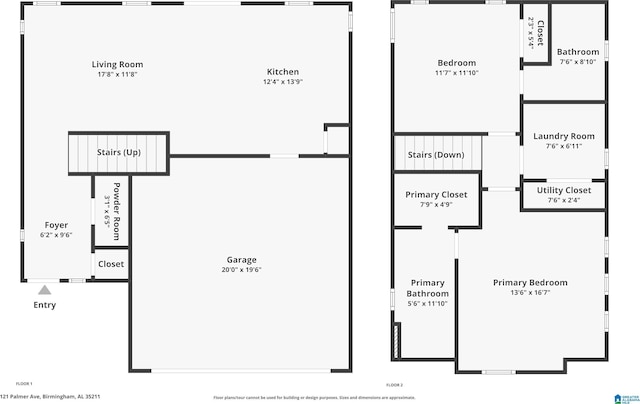 121 Palmer Cv, Birmingham, AL 35242 - view of floor plan / room layout