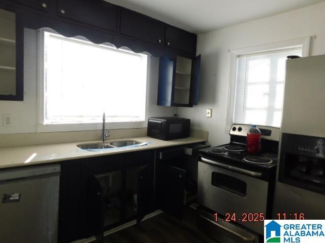 kitchen featuring sink and stainless steel appliances