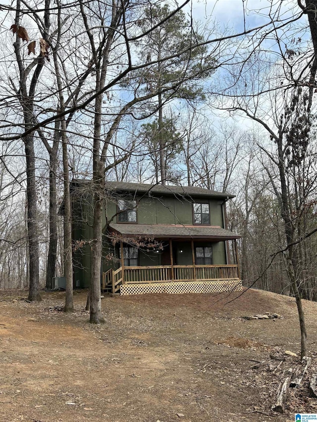 view of front of home