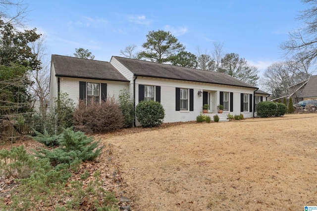 view of ranch-style home