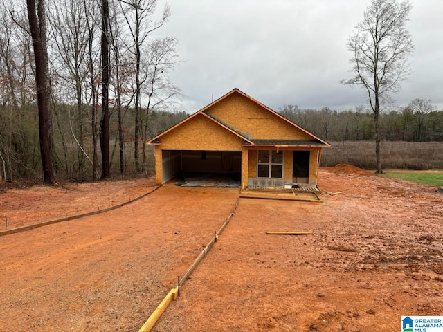 view of front of home