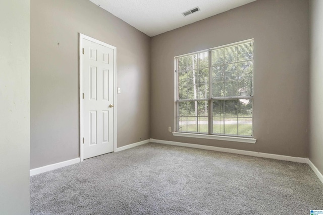 unfurnished room with carpet