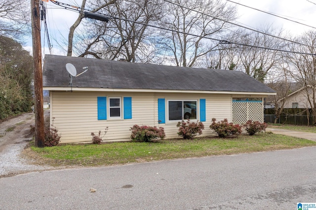 view of front of home