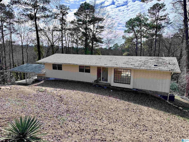 view of ranch-style home