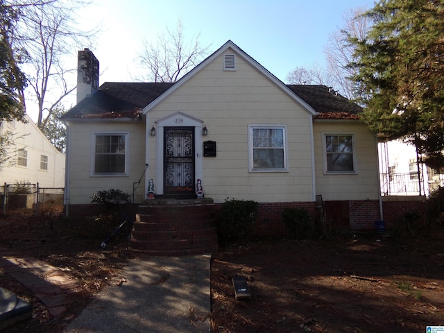 view of bungalow