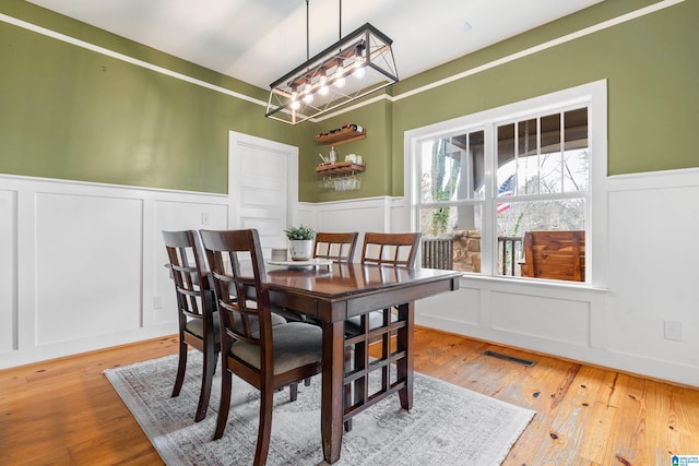 dining room featuring hardwood / wood-style floors