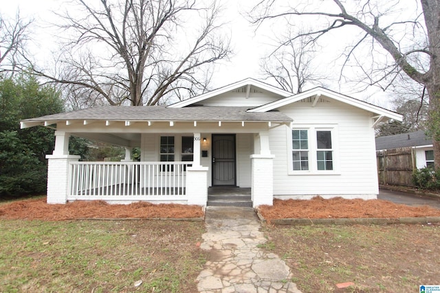 bungalow with a porch