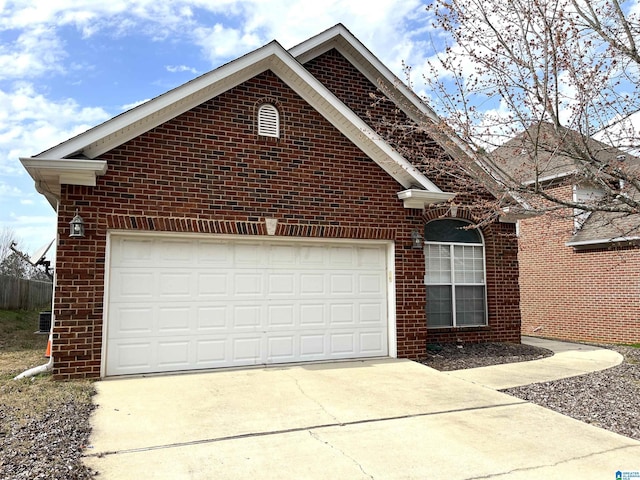 front of property featuring a garage