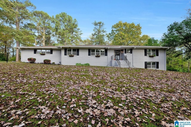 view of front of property