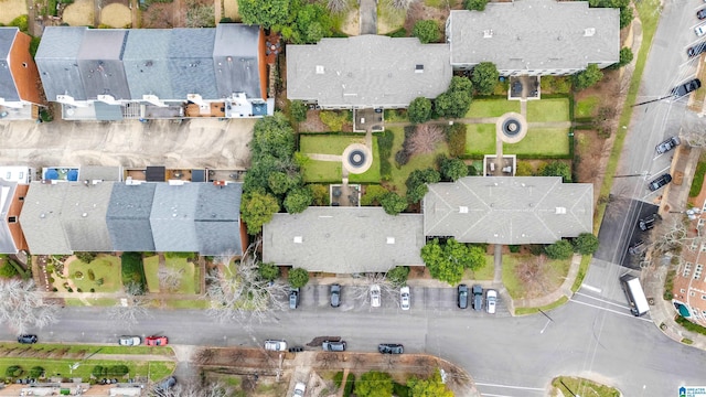 aerial view featuring a residential view