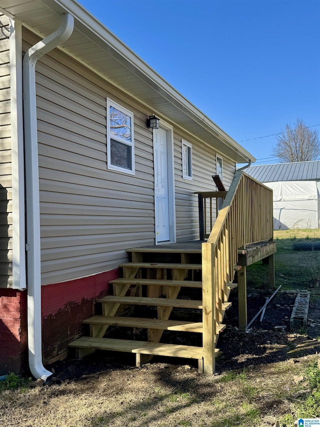 view of property entrance