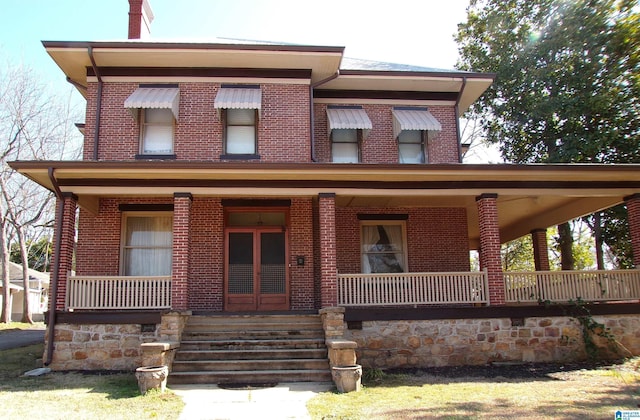 view of front of house featuring a porch