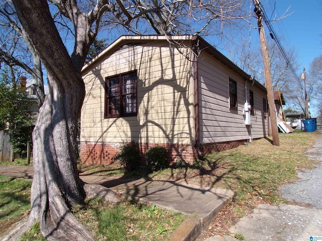 view of side of property