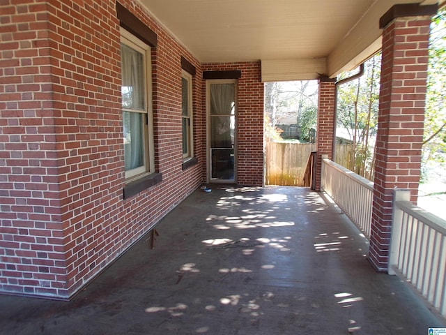 view of patio